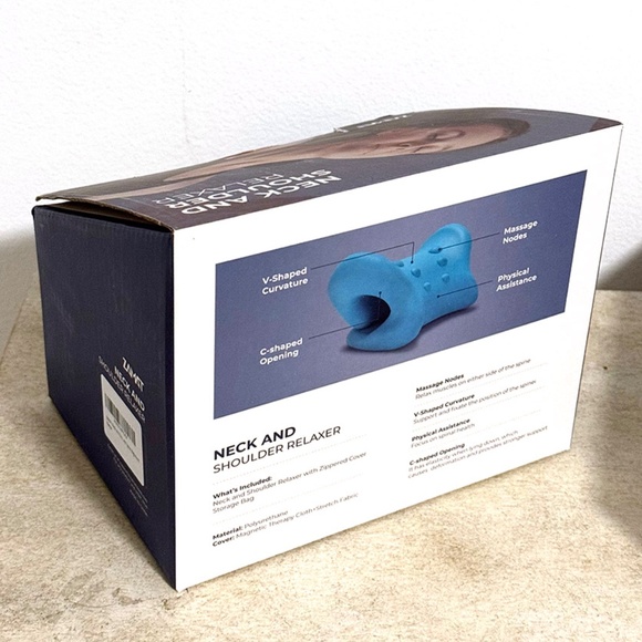 ZAMAT Neck and Shoulder Relaxer Magnetic Therapy Neck Stretcher pillow - Picture 3 of 8